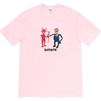 Supreme Business Tee T-shirts Rosa | DE216CE