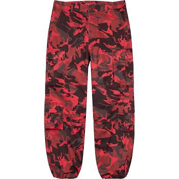 Supreme Cargo Pant Hose Rot Camouflage | DE394KI