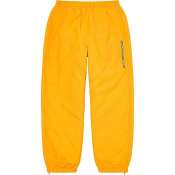 Supreme Full Zip Baggy Warm Up Pant Hose Gelb | DE429QZ