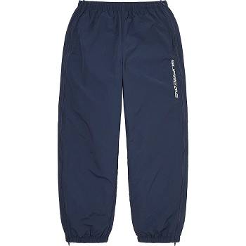 Supreme Full Zip Baggy Warm Up Pant Hose Navy | DE430WY