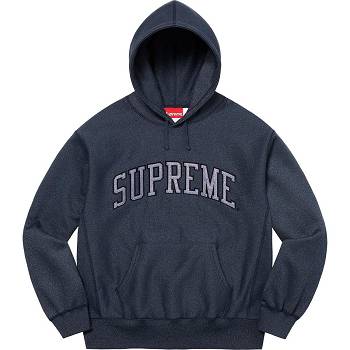 Supreme Glitter Arc Mit Kapuze Sweatshirts Navy | DE295VD