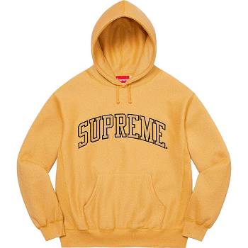 Supreme Glitter Arc Mit Kapuze Sweatshirts Gold | DE297NB