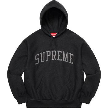 Supreme Glitter Arc Mit Kapuze Sweatshirts Schwarz | DE298MA