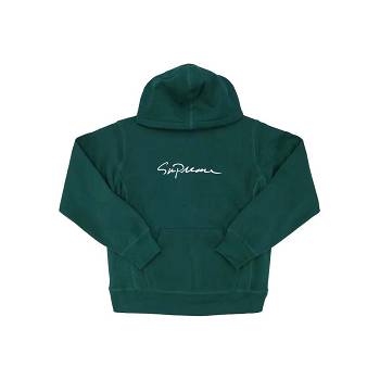 Supreme Klassische Script Mit Kapuze Sweatshirts Grün | DE268CE