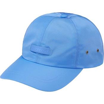 Supreme Leder Patch 6-Panel Hüte Blau | DE120RW