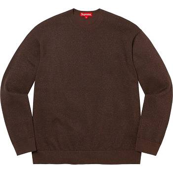 Supreme Metallic L/S Top Pullover Braun | DE332IS