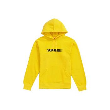 Supreme Motion Logo Mit Kapuze Sweatshirts Gelb | DE264KI