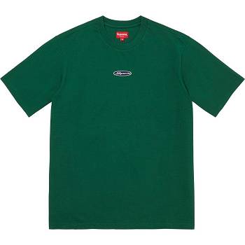 Supreme Oval Logo S/S Top Pullover Grün | DE336SO