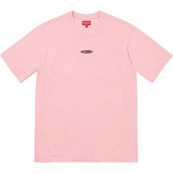 Supreme Oval Logo S/S Top Pullover Rosa | DE335AP