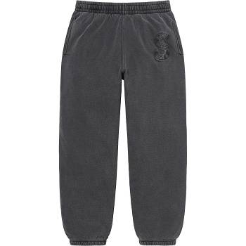 Supreme Overdyed S Logo Sweatpant Hose Schwarz | DE403QZ