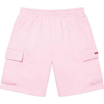 Supreme Small Box Baggy Cargo Sweat Kurze Hose Rosa | DE367JJ