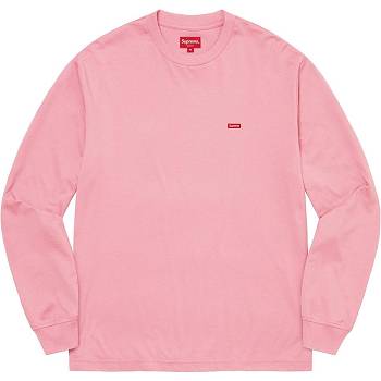 Supreme Small Box L/S Tee Pullover Rosa | DE344ZG