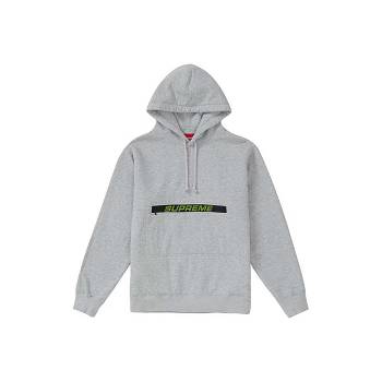 Supreme Zip Pouch Mit Kapuze Sweatshirts Grau | DE253UT